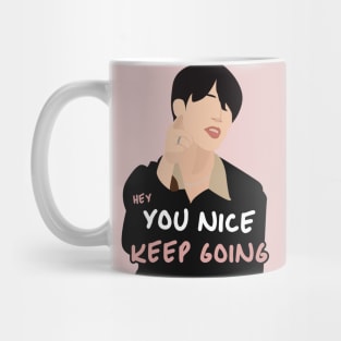 BTS | Hey Jimin, You Nice Keep Going! Mug